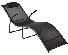 Шезлонг Go Garden Acadia 56771 черный
