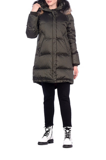 Пуховик-пальто женский RIO VERTI R1140/16203 зеленый 42