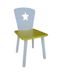 Стул детский Маленькая Страна Звезда Желтый