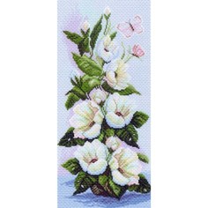 Канва с рисунком Матренин посад Магнолия, 24*47 см 1207