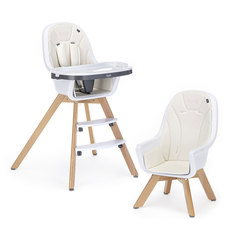 Стульчик для кормления Nuovita Gourmet Lattiero, Legno/Молочный, Деревянный