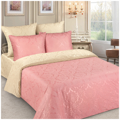 Комплект постельного белья, евро, Letto, 2 нав. 50х70см, простыня на резинке PSR438-6