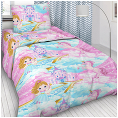 Комплект постельного белья, детский, Letto, Сказка, (н)50х70см, хлопок