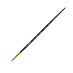 Кисть Roubloff Серия 1317 синтетика круглая укороченная вставка ручка матовая длинная 4