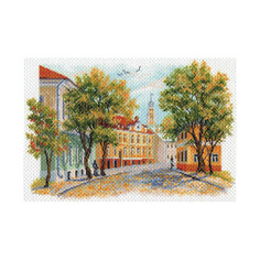Канва с рисунком Матренин Посад Уездный город, 37*49 см 1674