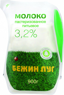 БЗМЖ МОЛОКО БЕЖИН ЛУГ 3,2% КУВШИН 900Г