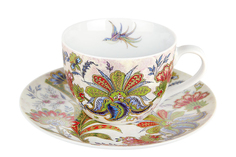 Пара чайная Bright Ornamental 250 мл Коралл