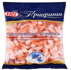 Креветка Vici 41/50 очищенная варено-мороженая