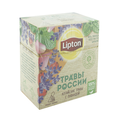 Травяной чай Lipton Травы России алтайские травы с лавандой в пирамидках 1 г х 20 шт