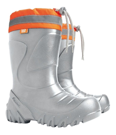 Резиновые сапоги детские Demar, цв.серебристый р.22