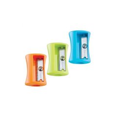 Точилка MAPED (Франция) "Vivo", без контейнера, 1 отверстие, пластиковая, ассорти, 506300 Greenwich Line