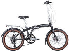 Велосипед NOVATRACK 20 TG-20 alloy 3.8D складной, чёрный
