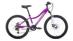 Велосипед Forward Jade 24 2.0 Disc 2020 13" фиолетовый
