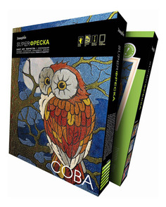 Аппликация из картона Фантазер Сова