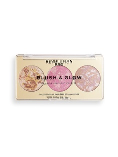 Румяна, бронзер и хайлайтер 3 в 1 Revolution PRO, Blush & Glow, 8,4 г - Rose Glow