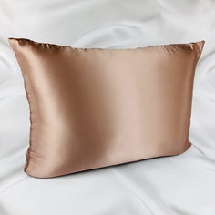 Шелковая наволочка классическая 50х70 см Luxe Silk "Розовое золото" N1117