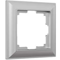 Рамка на 1 пост (серебряный) Werkel W0012206