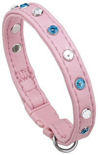 Ошейник для кошек Ferplast Joy Cat со стразами, 35 см х 12 мм, Красный