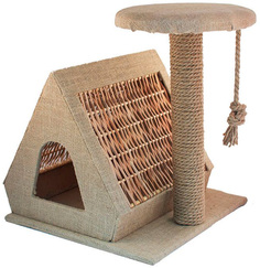 Когтеточка ZOOM Лоза, Чердачок, джут 42 х 54 х 50 см