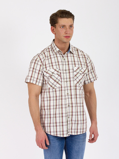 Рубашка мужская DAIROS GD81100421 коричневая 2XL