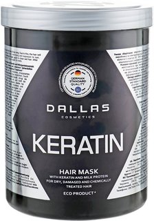 Крем-маска для волос DALLAS Pro-Tox Mask с кератином, коллагеном 500 мл