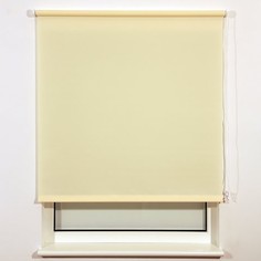 Штора рулонная BRABIX 140х175 см, защита 55-85%, 200 г/м2, кремовый S-21, 606002