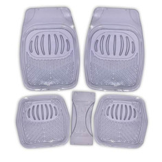 Коврик салона SKYWAY Rain-1 5пр. Ванночка винил сер прозр (69*48см,с:60*26см,з:48*48см)