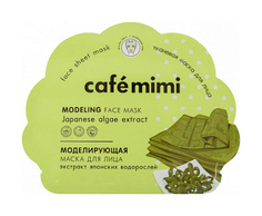 Маска для лица тканевая Café Mimi Моделирующая, 22г