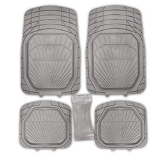 Коврик салона SKYWAY Rain-3 5пр. Ванночка П/У Серый (п:77*52см,с:26*60см,з:47*50см)