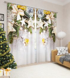 Фотоштора Сирень srn419025 разноцветный 150х260