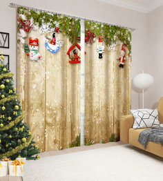 Фотоштора Сирень srn419010 разноцветный 150х260