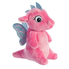 Мягкая игрушка "Дракончик", розовый, 16 см Aurora