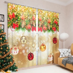 Фотоштора Сирень srn576553 разноцветный 145х260