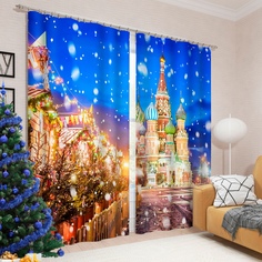 Фотоштора Сирень srn576582 разноцветный 145х260