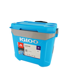 Изотермический пластиковый контейнер Igloo Latitude 60 Roller Cyan blue