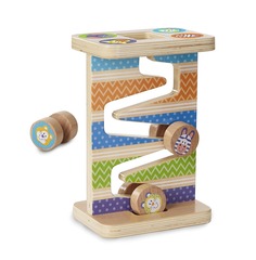 Melissa&Doug Первые навыки - Зиг-заг башня с 4-мя роликами - Животные сафари