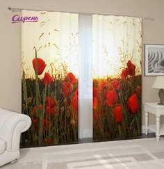 Фотоштора Сирень srn215505 разноцветный 145х260