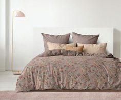 Комплект постельного белья из перкали "Романтика" (50х70) "Мумбай" семейный Тейковский ХБК