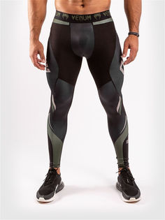 Тайтсы Venum ONE FC Impact Black/Khaki, L