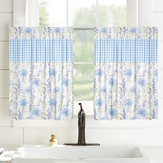 Комплект штор Сирень srn651000 60x100 см белый