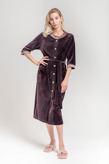 Халат женский Laete 20401-1 коричневый XL (50)