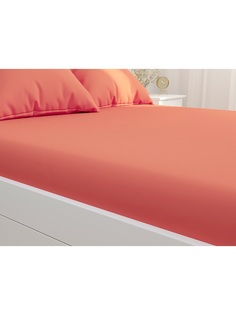 Простынь на резинке Simple House "Коралл" 160х200 см