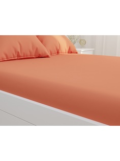 Простынь на резинке Simple House "Orange" 140х200 см