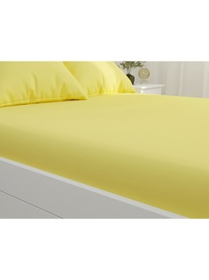 Простынь на резинке Simple House "Yellow Cream" 90х200 см