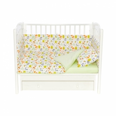 Бортики для детской кроватки Magic City БК-ББ-010/30 Лесные зарисовки