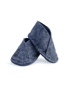 Пинетки детские sfer.tex фетр серый 12,5 см