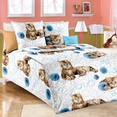 Покрывало детское стеганое Цап-царап из бязи 110х140, Текс-Дизайн