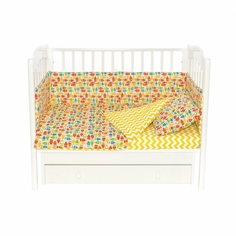 Бортики для детской кроватки Magic City БК-ПБ-026/45 Совы на отдыхе