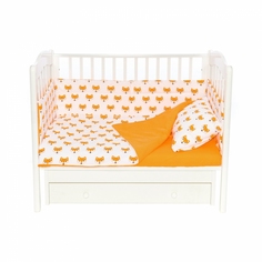 Бортики для детской кроватки Magic City БК-ПП-021/30 Апельсиновый лис