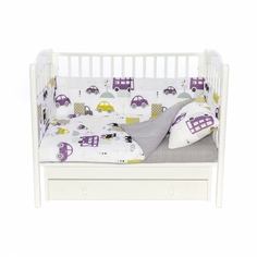 Бортики для детской кроватки Magic City БК-ББ-015/45 Городской транспорт